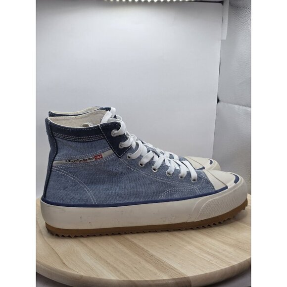 Diesel S-Principia Mid Mens size 10 Euro 43 - Blue Lifestyle Sneakers Shoes - Picture 3 of 8